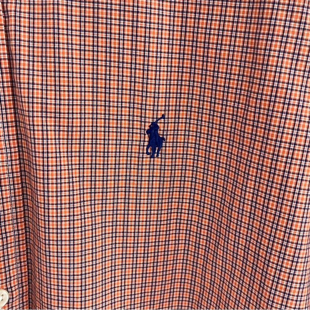 Ralph Lauren Custom Fit Men’s Button Down Shirt Size Large 100% Cotton - Picture 5 of 7